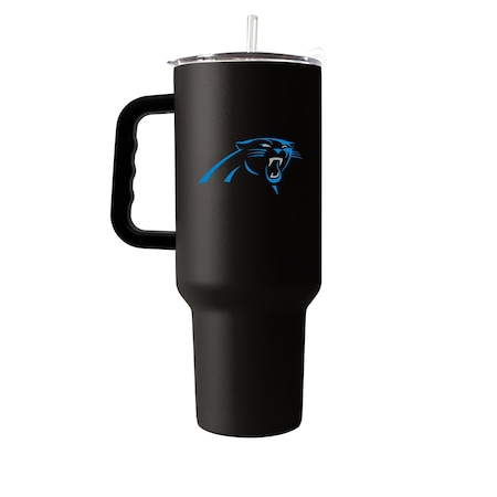 Logo Brands Carolina Panthers 40oz Flipside Powder Coat Tumbler 605-S40PT-34
